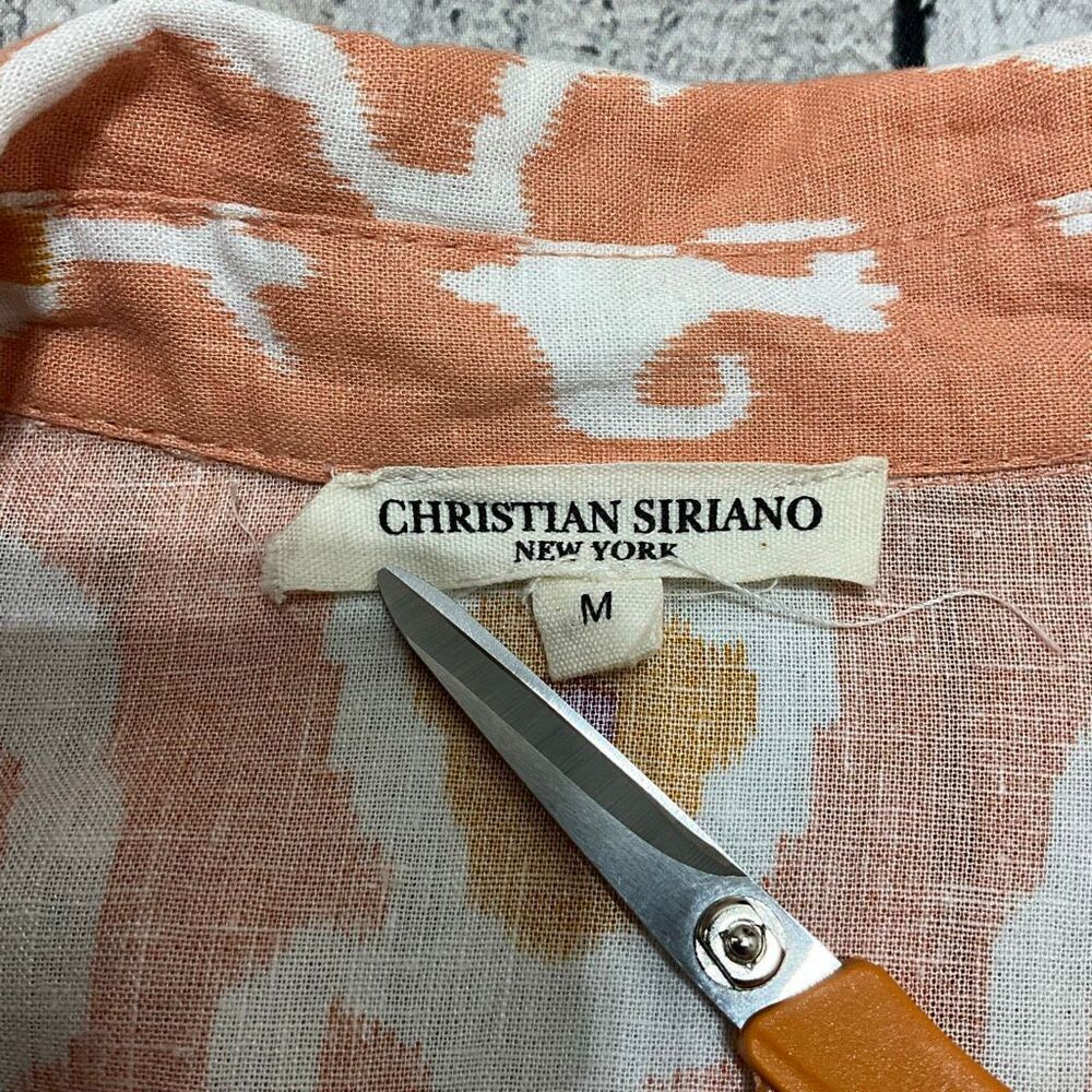 CHRISTIAN SIRIANO Linen Blend Top - Picture 4 of 5